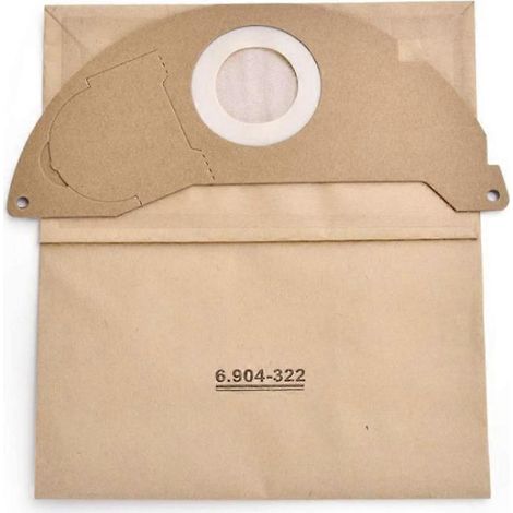 10Pcs Aspirateur Filtre Poussière Sac Colletion Sac Poubelle 6.904-322.0 Sacs d'Aspirateur pour A2004 WD2 Pièce d'Aspirateur (1/5)