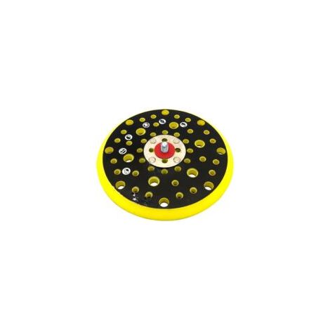 6 Pouces Plateau Ponceuse, Plateau de Ponçage, Base de ponçage de 150 mm, 52 Trous Compatible avec Mirka CEROS DEROS à Filetage 5/16 pour le Meulage de Polissage (1/5)