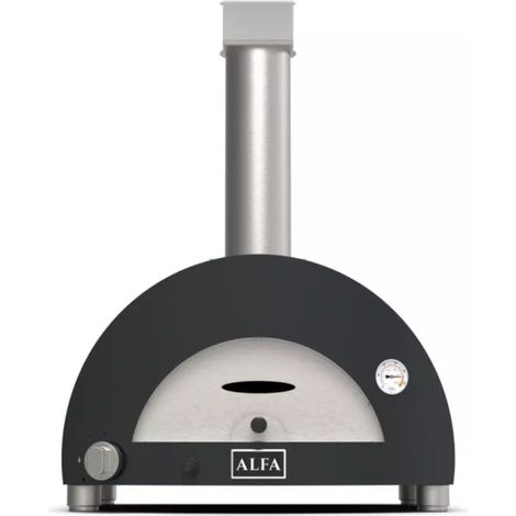 forno pizza a gas alfa "moderno" colore nero 1 pizza