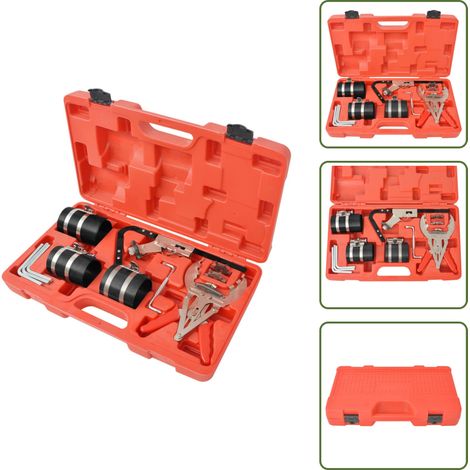 11-tlg. Kolbenring Spannband Set - Kolbenring Werkzeug - Kolbenringsatz - Motorreparatur - Autowerkzeug - Werkstattbedarf (1/5)