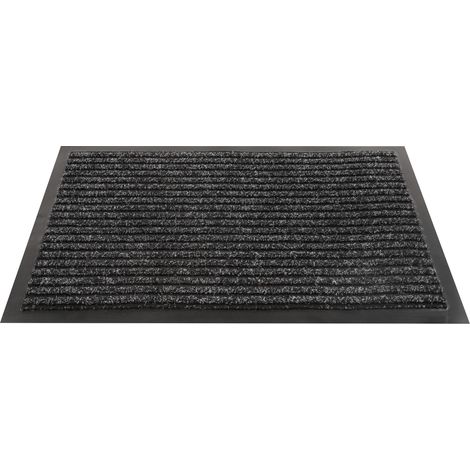 Tapis d'entrée intérieur VILLANDRY 80x120cm Anthracite (1/4)
