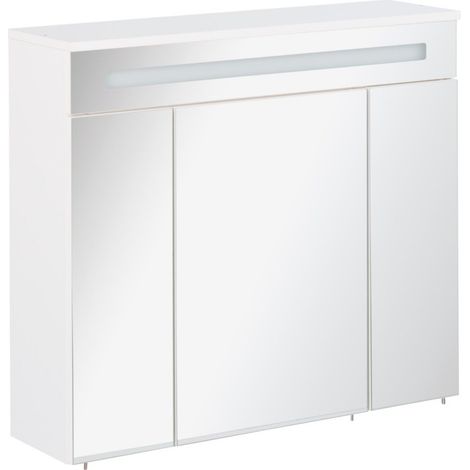 FACKELMANN Kara LED Spiegelschrank Korpusfarbe: Weiß Matt (1/7)