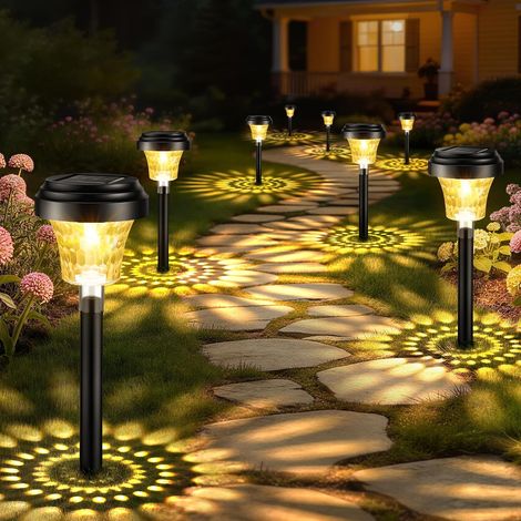 8-teiliges Solar-Gartenleuchten-Set (1/5)