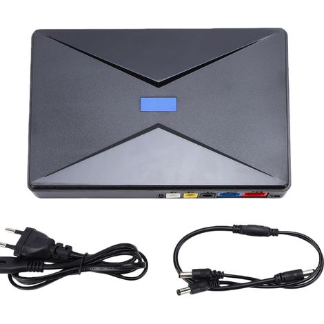 Mini UPS, Alimentation de Batterie de Secours 10 400 MAh pour Caméra de sécurité Modem Routeur, avec Protection Contre Les Courts-Circuits de Sortie 18 W, Voyant Intell (Prise UE) (1/5)