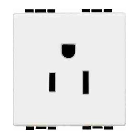 Prise standard américaine BTIN4128 2P+T 15A 127/250 Vca