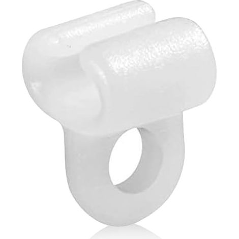 Bardusch-40 pièces Crochet Coulissant pour rails de rideaux [crochets rideaux, glisseur rail] (1/5)