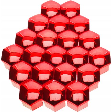 EPTUNING021 19MM SCHRAUBENABDECKUNGEN - Rot (Metallic) (1/5)