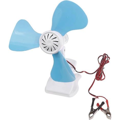 Tragbarer 3 m Auto-Klemmventilator, 15 W, 12 V, zum Kühlen von Fahrzeugen und Camping