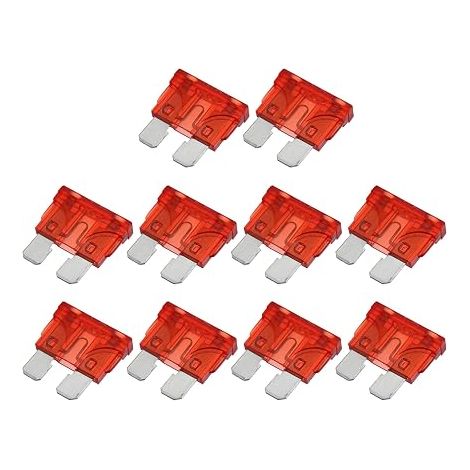 5 x 10A Blade Style Fuse for Car Boat Red (1/5)