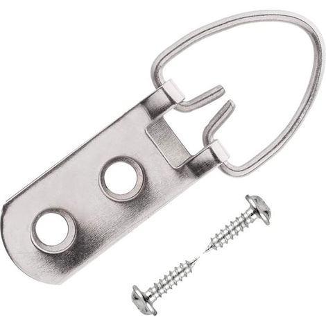 Ganchos para marcos de fotos, 50 piezas, Ganchos para marcos de fotos, Ganchos para colgar cuadros, Ganchos para colgar cuadros, Plateado (1/5)