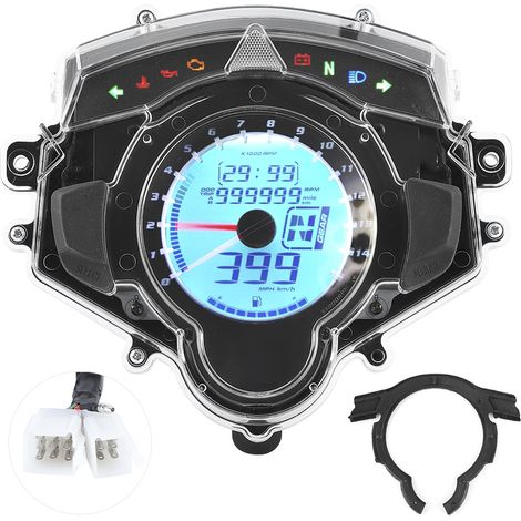 7-Farben-LCD-Digital-Drehzahlmesser 15000 U/min für Yamaha LC135 Motorrad - Multifunktions-Tachometer (1/5)