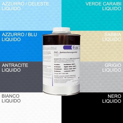 Pvc liquido Elbe grigio 950 ml