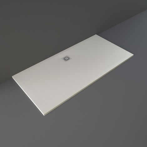 RAK Feeling Greige 1700mm x 900mm Rectangular Bathtub Replacement Shower Tray - RFBR090170S505 (1/2)