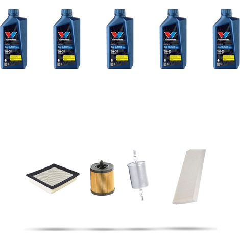 Kit tagliando 4 FILTRI e 5L OLIO compatibile con Opel Signum 2.2 16v 114kw Dal 2003 (1/5)