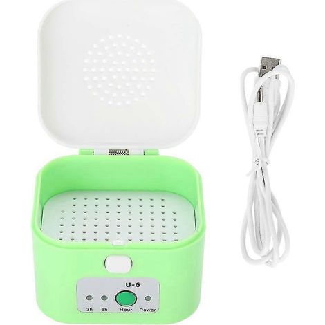 Étui de rangement pour déshumidificateur, sèche-linge et stérilisateur, boîte de séchage USB pour appareils auditifs (1/5)
