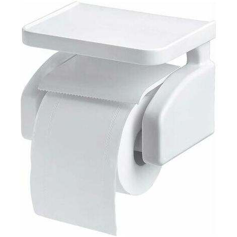 Porte-papier toilette sans perçage à ventouse acier inoxydable (1/5)