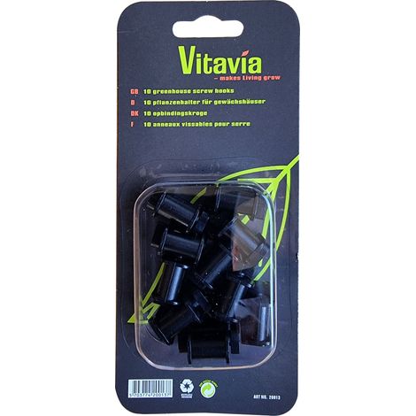 Vitavia Pflanzenhalter / Universalhalter für Gewächshausprofile (10 Stück) für Vitavia Gewächshäuser (1/4)