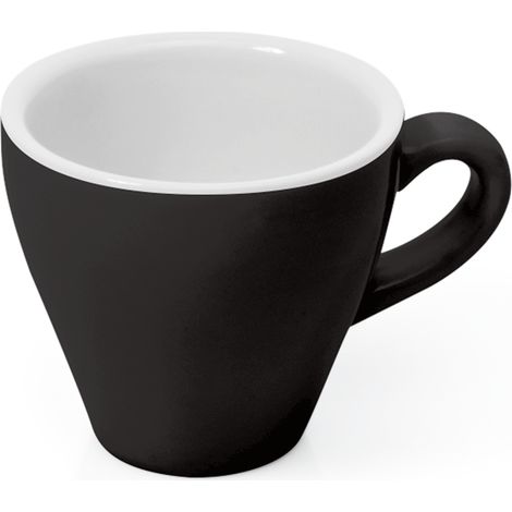 Tasse expresso 90 ml noir bord blanc ITALIA BLACK - Was Germany