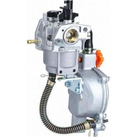 KinZon Vergaser-Umrüstsatz für Gebläse, Dual-Fuel-Vergaser (LPG/NG), 2-kW-6,5-kW-Generator, manuelle Choke-Spule 168F GX160 GX200 8 PS 9 PS, Vergaser für Elektrowerkzeuge (1/5)