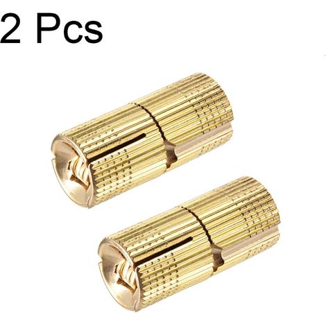 2 Charnieres Cylindriques Invisibles 14mm 180° Porte Placard (1/2)