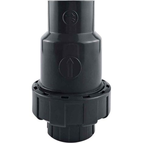 Clapet anti retour a bille 32 mm en PVC vanne de piscine diametre interieur 32mm (1/5)