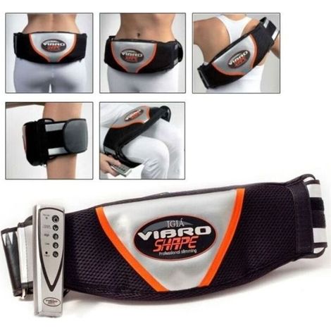 Ceinture chauffante - Vibro Shape - Vibration et chaleur - Abdominaux - Cuisses - Fesses