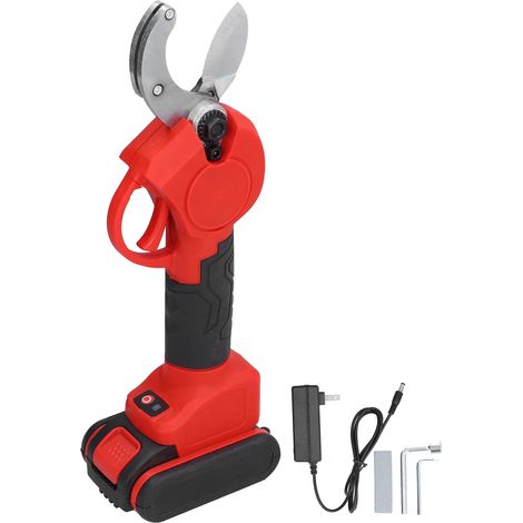 Cisaille électrique coupe-tube PVC 1-1/4 pouce, outil de coupe rechargeable pour tuyaux, ciseaux à tube sans fil, chargeur 100-240V prise US, coupeur de conduite d'eau, accessoire bricolage. (1/5)