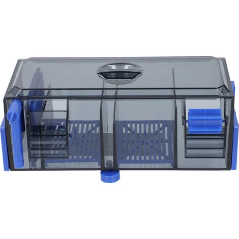 Filtre suspendu pour aquarium, filtration multicouche, hauteur réglable, faible bruit, fixation murale, filtre cascade. (1/5)
