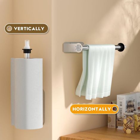 Distributeur de papier essuie-tout avec buse de pulvérisation, en acier inoxydable, multifonctionnel et matériau durable.-AquaForge (1/5)