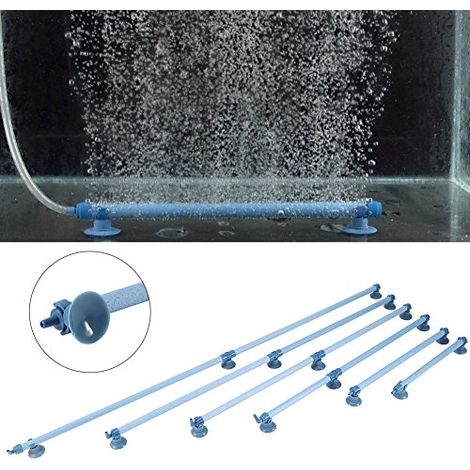 Rideau d'Air pour Aquarium Barre de Bulle d'Air Diffuseur d'Oxygène avec Ventouses pour Bassin et Aquarium (1/4)
