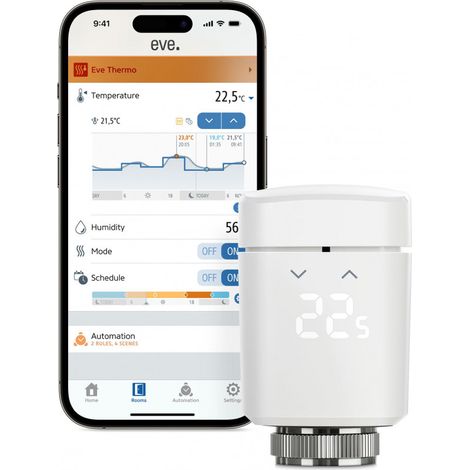 Eve Thermo intelligente Thermostatkopf weiß