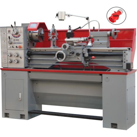 Tornio parallelo da ferro metallo 400v Holzmann ed1000g