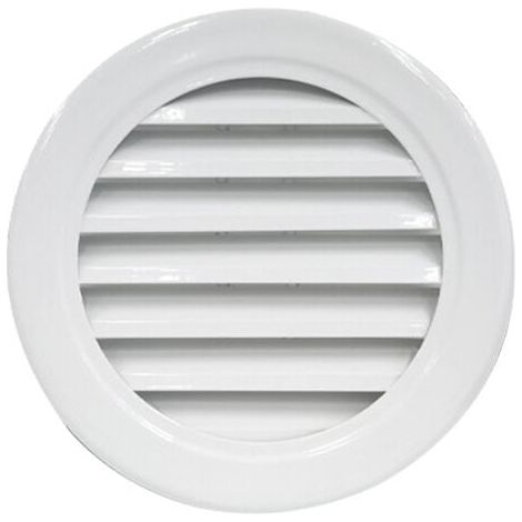 Plastic ventilation grille - protection against insects, white MUMU (1/4)
