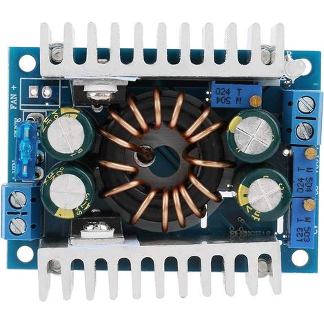DC-DC Boost Converter Module – High-Efficiency Step-Up Voltage Regulator 10-32V to 12-60V for Solar Charging, LED Drivers, Batteries, Power Stabilization, DIY Projects (1/5)