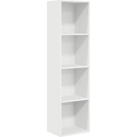 Maison Exclusive - Libreria Bianca 40x30x152 cm in Legno Multistrato