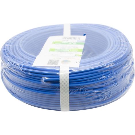 Rollo Cable Flexible 100mtrs 2,5 mm² . Libre de Halógeno -CPR- Azul