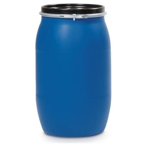 Fût plastique 220 L à couvercle (1/2)