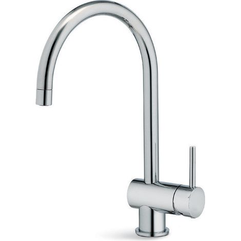 Newform XT Cromo Rubinetto Bagno con Leva Sanitaria, Cartuccia Ceramica 35mm, Girevole