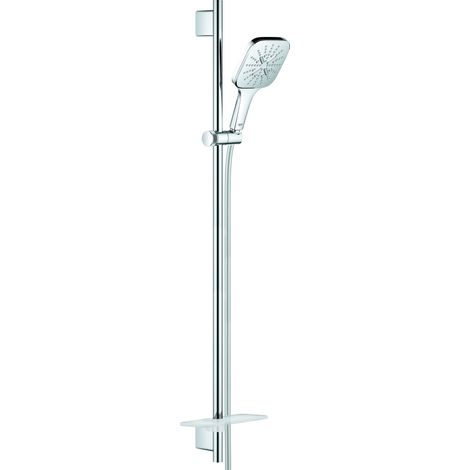 GROHE Ensemble de douche 3 jets Rainshower SmartActive 130 Cube 26587000 (Import Allemagne) (1/9)