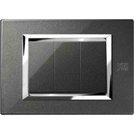 Simon urmet expi placca zama colore nero grafite 13903.ng (1/2)