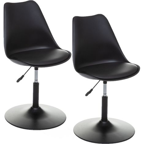 Lot de 2 chaises ajustables en hauteur à coussin AIKO (1/4)