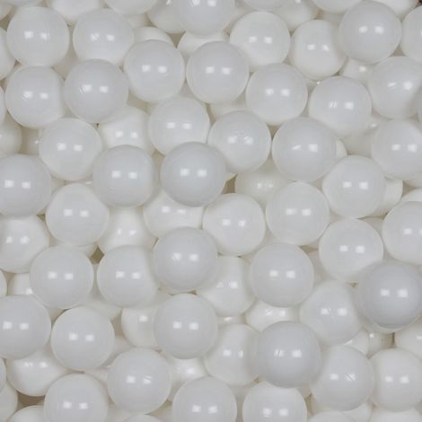 Palline giocattolo ø7cm 400 pezzi bianche (1/4)