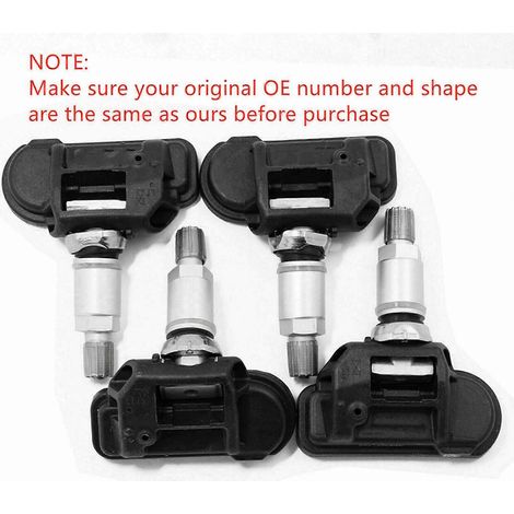 2 capteurs TPMS (système de surveillance de la pression des pneus) A0009050030 pour Smart Fortwo Mercedes-Benz (1/5)