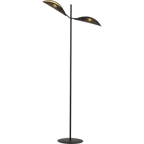 Lampada da terra Emibig VENE LP2 2xE14 nero rattan 150cm (1/5)
