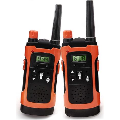 Talkie-walkie pour enfants (filles et garçons de 3 à 12 ans), portée de 4,8 km, 22 canaux.-AquaForge (1/5)