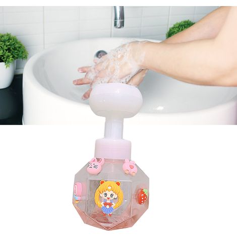 Flacon-pompe distributeur de savon, flacons-pompes en plastique rechargeables, flacons-pompes vides et larges pour shampoing et lotion pour filles (1/5)