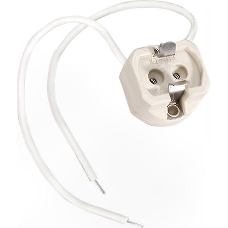 Douille céramique pour ampoule G12, adaptateur 4A 1000V, support mural pour bureau et maison, lot de 1, filetage standard, robuste et sûr (1/5)