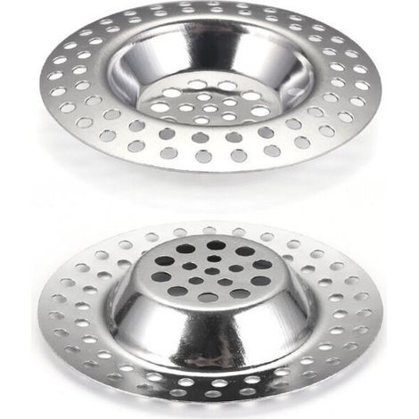 2pcs Kitchen Sink Strainer, Stainless Steel Sink Drain Strainer, Dishwasher Safe (GR025) (1/5)