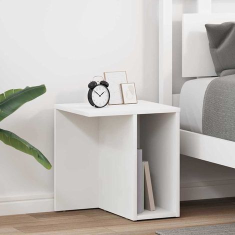 Beistelltisch 2 pcs Weiß 37 x 32 x 40 cm Holzwerkstoff
