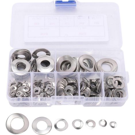 Kit de 295 rondelles ondulées à ressort en acier inoxydable 304 (1/5)